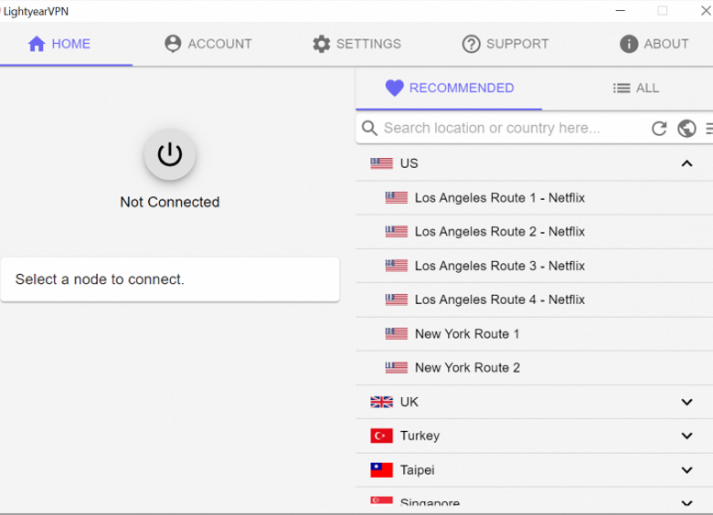 Download LightyearVPN for Windows PC free